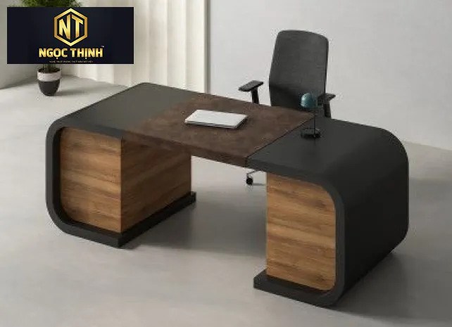 BÀN GỖ LÀM VIỆC VĂN PHÒNG SANG TRỌNG - BLVVP08